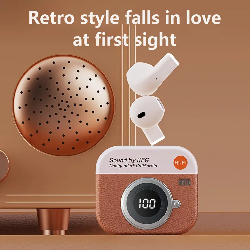 2025 New Style True Wireless Cartoon Earbuds with Camera